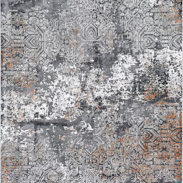 Ковер турецкий 21170A Royal Silk (Бамбуковый шелк, серый)