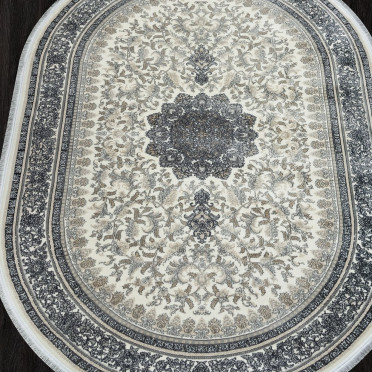 Ковер 752305 - 000 - Овал - коллекция KASHAN
