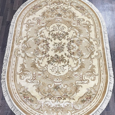 Ковер бельгийский 5066498550 KUNDUZ (Вискоза, бежевый, кремовый)