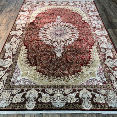 Турецкий ковер Turcia ISFAHAN 29044B (Полиэстер, красный)