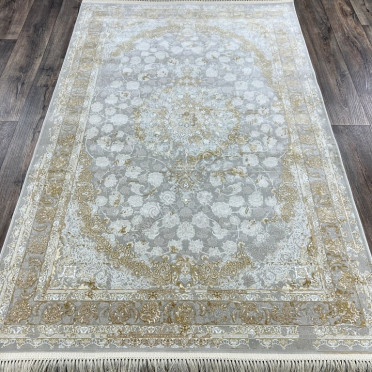 Иранский ковер Iran FARSI 1200 1200 G215 (Акрил - Полиэстер, бежевый, серый)