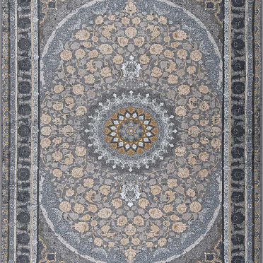 Иранский ковер Iran Mashad 1200 G285 (Акрил, серый)