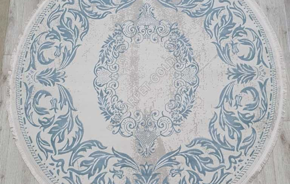 Турецкий ковер Amatis Lux 36567A DAIRE BLUE / BLUE