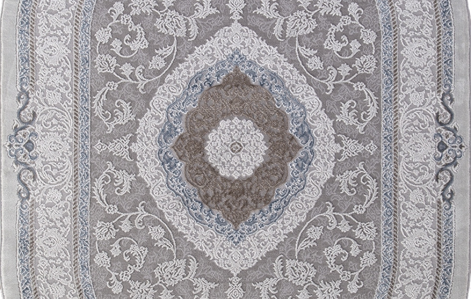 Ковер 03874A - BLUE / BLUE - Овал ARMINA
