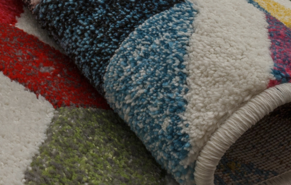Детский ковер C056 - MULTICOLOR-GRAY