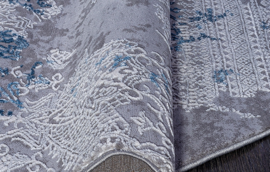 Ковер 03851A - BLUE / BLUE - Круг ARMINA