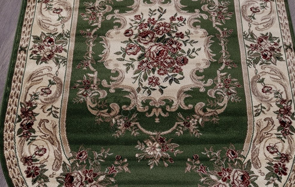 Ковер D057 - GREEN - Овал  COLIZEY