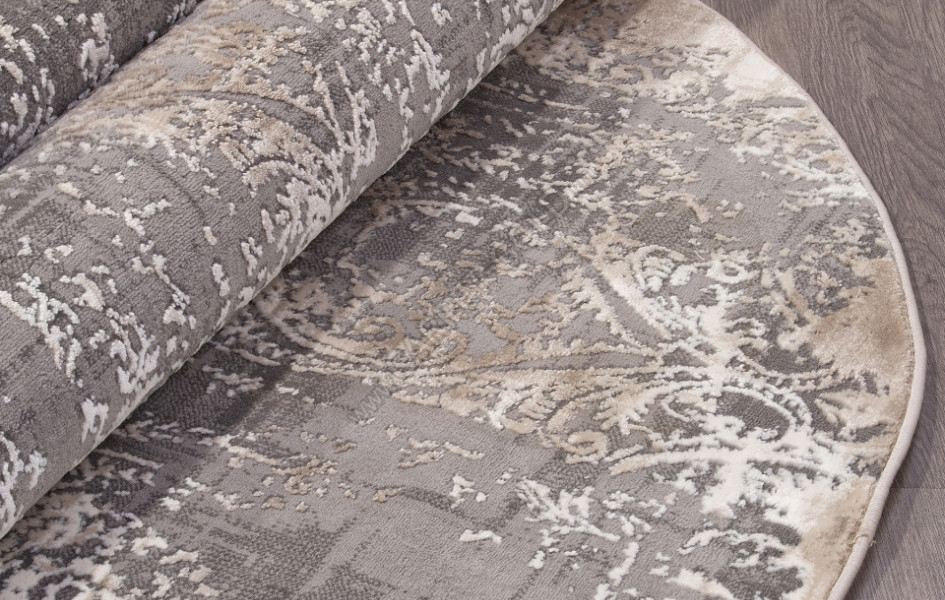 Ковер 04078C - GREY / BROWN - Овал - коллекция ARMINA