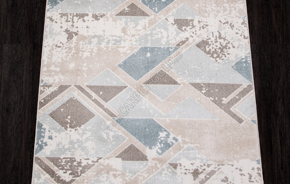 Ковровая дорожка D979 - BEIGE-BLUE - коллекция NATUREL