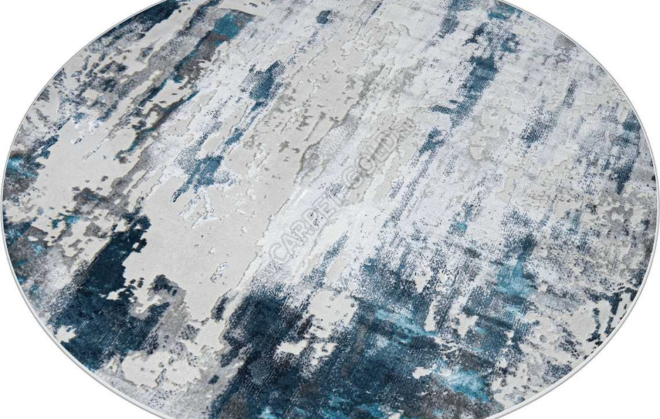 37107A DAIRE BLUE FLS / L.GREY круг Kleopatra