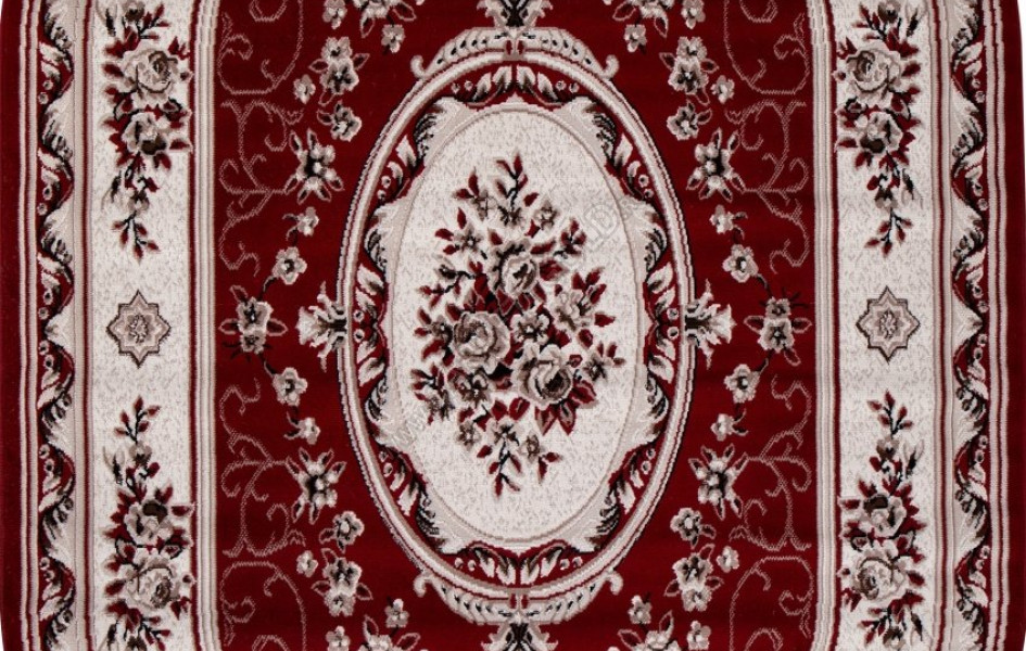 Ковер 5444 - RED - Овал - коллекция GAVANA