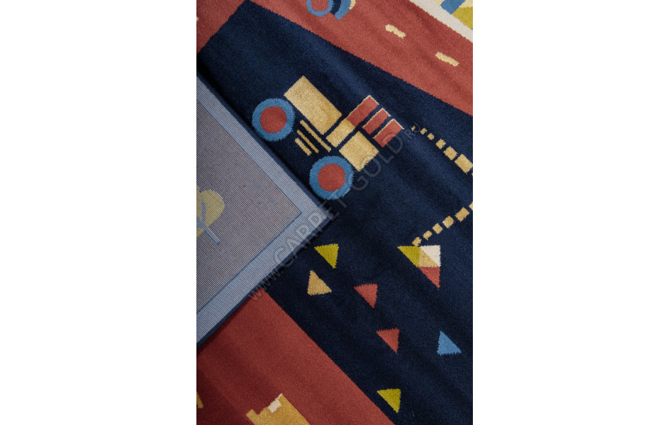 Ковер польский Angella Standard Budi navy blue
