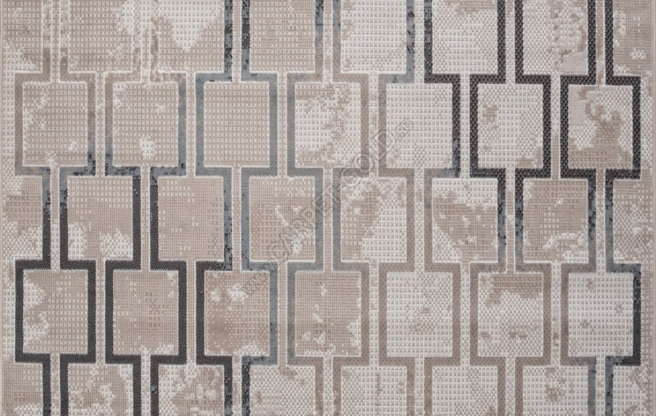 Ковер F353 - BEIGE-BLUE - Прямоугольник - коллекция SIERRA