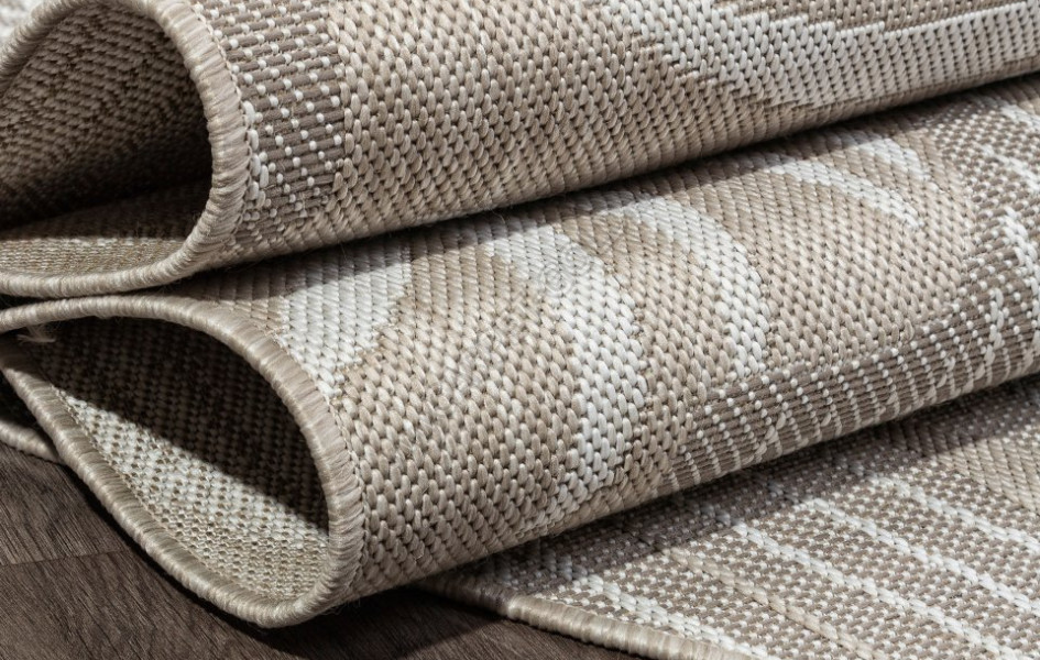 Ковер S132 - BEIGE - Овал - коллекция KAIR