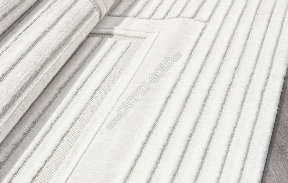 Ковер D785AW - CREAM / CREAM - Прямоугольник - коллекция JUNO