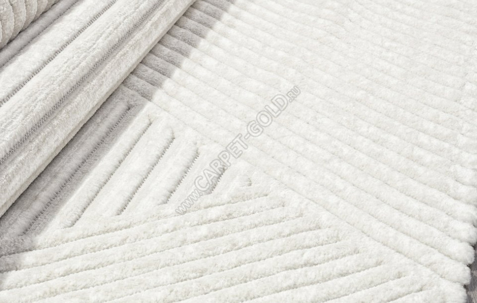 Ковер E132AW - CREAM / CREAM - Прямоугольник - коллекция JUNO