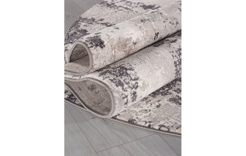 Ковер 38871 - 995 GREY / GREY - Овал - коллекция BRAND
