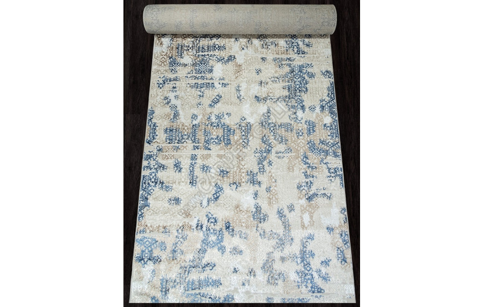 Ковер O1699 - 630 CREAM / BLUE - Дорожка - коллекция ANTEP