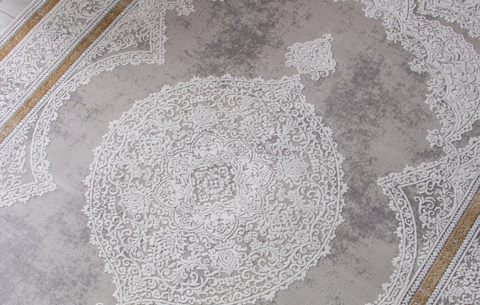 Ковер 26162A - GREY / WHITE - Прямоугольник - коллекция ANATOLIA